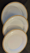 Noritake Richmond Salad Plates #6124 Lot of 3 8-3/8&quot; Gold Encrusted Edges - $32.00