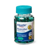 Equate Ibuprofen 200mg Liquid Capsules 160 count Pain Reliever Fever Reducer..+ - £15.81 GBP