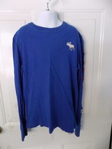 Abercrombie &amp; Fitch Kids Blue LS Shirt Size S Boy&#39;s - £15.50 GBP