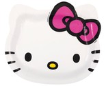Hello Kitty Face Shaped Dessert Plates Birthday Party Supplies 8 Per Pac... - £5.42 GBP