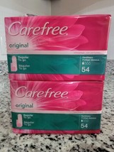 Lot of 2 Carefree Original Pantiliners UNSCENTED Regular To Go 54 count - $49.49