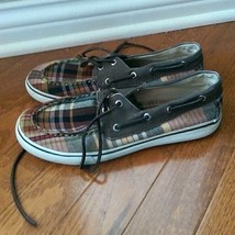 Sperry Top-Sider Boat Shoes Brown Patterned Bahama - Size 4 M - $15.99