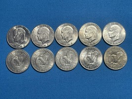 One, Ike “Silver dollar” 1971, 1972, 1974 Good Condition All Clad. pick one - $3.25