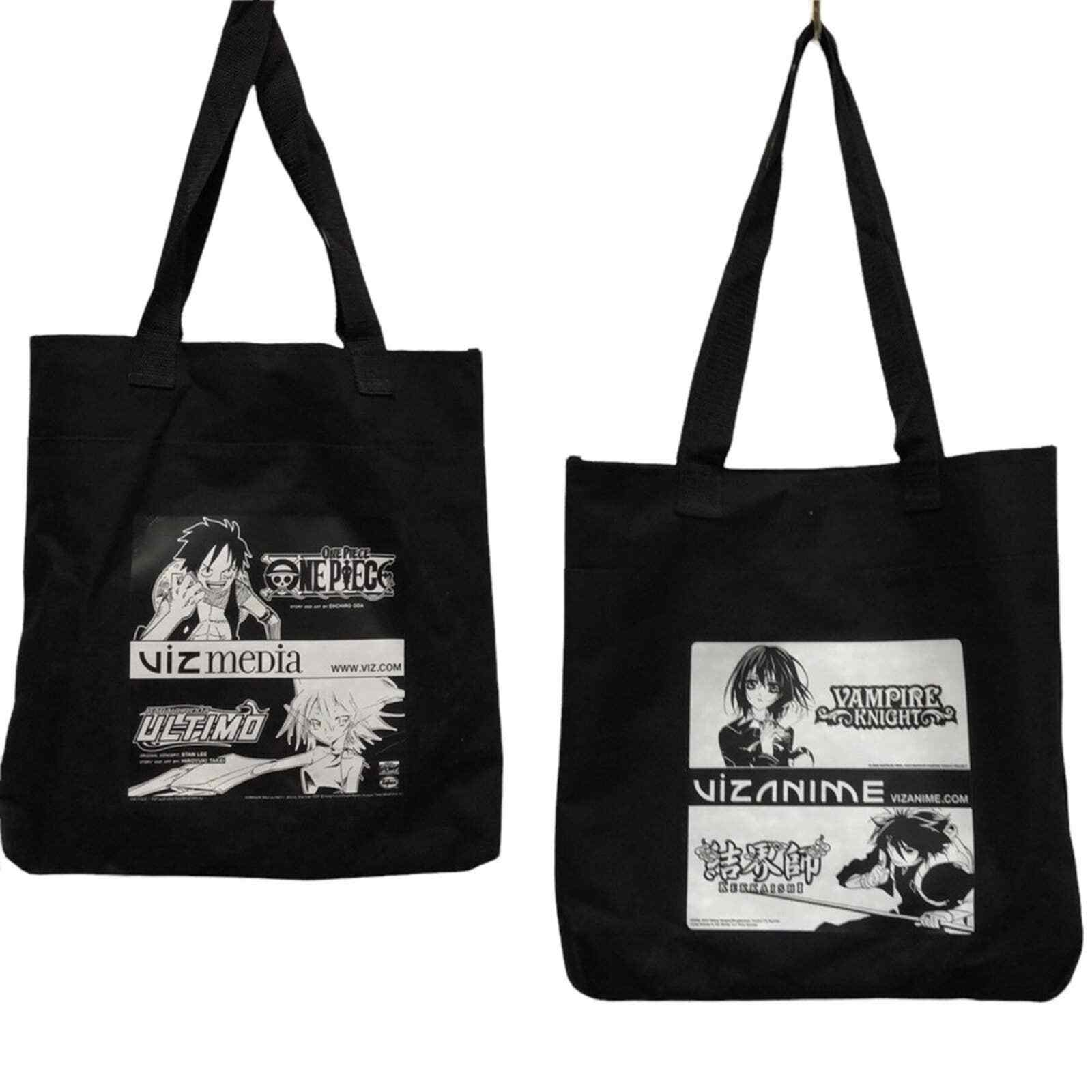 COPY - VIZ MEDIA Vampire Knight, Kekkaishi, Ultimo - 2008 Black Tote Bag... - $26.14