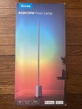 Govee RGBICWW Floor Lamp 1 - Silver (Corner Lamp; Modern; Smart; Remote) - $74.24