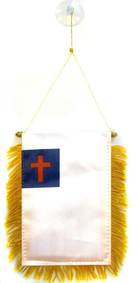 Texas State Mini Window Flag - 4x6 Inch Banner With Suction Cup For Car Or Home Display