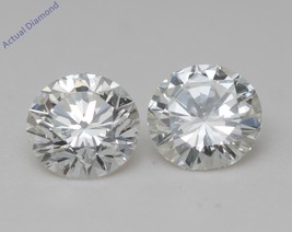 A Pair of Round Natural Mined Loose Diamonds (1.44 Ct H VVS2-VS1) IGL  - £2,777.79 GBP