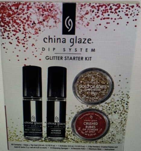 China Glaze Dip System Glitter Stater Kit - £15.85 GBP