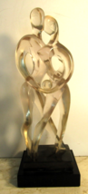 ALVA 1970 Zavel Silber Adam and Eve Lucite Sculpture  - £305.05 GBP