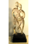 ALVA 1970 Zavel Silber Adam and Eve Lucite Sculpture  - $395.01