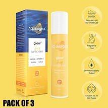 Aqualogica Glow+ Dewy Sunscreen SPF 50 PA++++  50g - Pack of 3 - £50.89 GBP