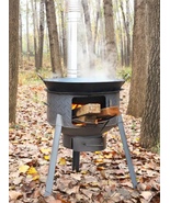 Outdoor Big Size Firewood Stove with Big Chinese Wok for 10-12 people Ga... - £385.29 GBP