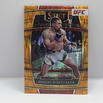 2022 Panini Select UFC Robert Whittaker Base Concourse #27 Orange Flash Prizm - £2.24 GBP