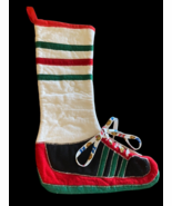 ET Christmas Stocking Vintage Felt Sneaker Shoe Tube Sock 1980s Movie Theme - €102,70 EUR