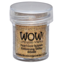 WOW! Embossing Powder 15ml-Pearl Gold Sparkle - £9.76 GBP