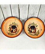 Set of 2 Inspired By Tuscany Bowl Olive and Garlic Motif 8” Mediterranean - $24.75
