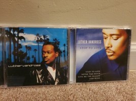 Lot of 2 Luther Vandross CDs: self-titled, Stop to Love - £6.82 GBP