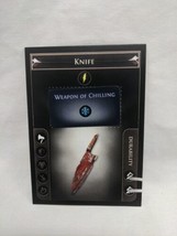 *Punched* Path Of Exile Exilecon Knife Weapon Of Chilling Magic Trading Card - £30.92 GBP