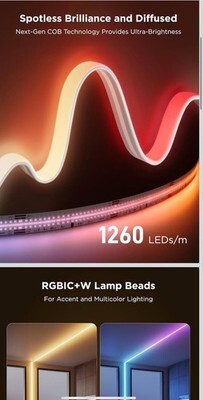 Govee COB LED Strip Light Pro, LED Lights  Compatible with Alexa, Google As Item image 3