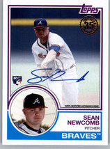 2018 Topps 1983 Topps Baseball Autographs Series 2 83A-SN Sean Newcomb Rookie At - £101.86 GBP