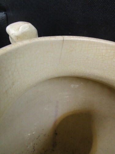 Antique Avalon Faience Pottery eagles handles 9 x 9" Item image 5