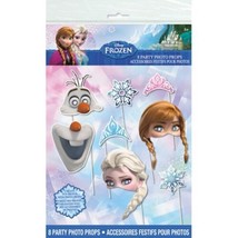 Frozen Anna Elsa Olaf 8 Photo Props Birthday Party - $4.64