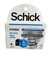 Schick Hydro 5 Refill Razor Blade, 4 Cartridges BNIB For Dry  Skin - $16.71