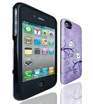 Broodi-Verizon Slider Hard Cover Purple and White Bird for Apple iPhone ... - £7.06 GBP