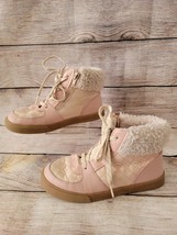 OshKosh BGosh Toddler Girls Feona Fashion Boot Size 1M Light Pink Comfy Shoes - £9.34 GBP