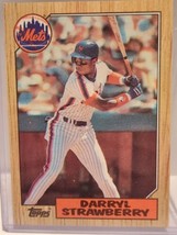 Darryl Strawberry 1987 Topps #601  All Star  - Great Condition Baseball ... - £2.37 GBP