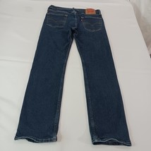 Levi's 513 Men's Denim Blue Cotton Blend Jeans Size 30W×32L Fits (31×30) S40196 image 15