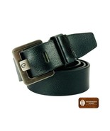 Handmade Full Grain Black Leather Belt: Adjustable Fit, Durable Buckle - $2,924.58 MXN