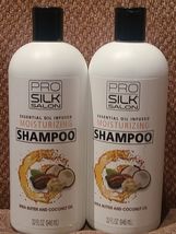 2X Pro Silk Salon Moisturizing Shampoo Shea Butter And Coconut Oil 32 oz. - £17.37 GBP