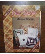 No Sew Album, Photo Album Pattern, Memory Album, Plaid&#39;s Patterns Keepsake - $5.00