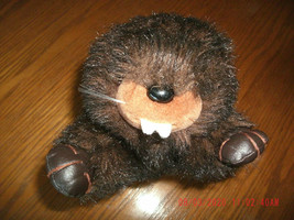 Plush Stuffed Beaver brown 12 inch stuffed animal excellent condition - £6.23 GBP