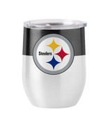 Pittsburgh Steelers ColorBlock Stemless Wine Tumbler 16 oz Stainless Steel - $34.20 CAD