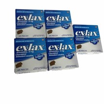 Ex Lax Chocolate Pieces Regular Strength 48 Each ( Pack of 5 ) NEW - £43.17 GBP