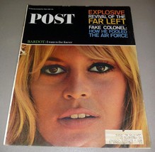 Saturday Evening Post May 8, 1965 - Brigitte Bardot &quot;I Want to Live Forever&quot; - £9.70 GBP