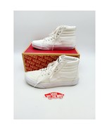VANS SK8-HI Skateboard Shoes White Old Skool High Top Men 7 / Women 8.5 - $41.60 CAD