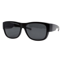 Polarized Lens Fit Over Sunglasses Lightweight Soft Square Frame UV 400 - £18.22 GBP