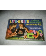  Vintage 1968 Lite Brite Bright Shapes and Forms 69 lot complete set + E... - $655.68 MXN