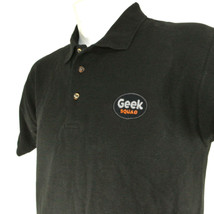 GEEK SQUAD Tech Employee Uniform Polo Shirt Black Size L Large NEW - £19.90 GBP