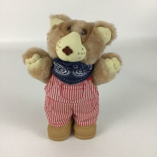 Furskins Mini Teddy Bear 7" Plush Stuffed Toy Graphics International Vintage - $12.82