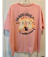Disney Parks Halloween Mickey Minnie FaBoolous TShirt XL Cute Ghost WDW Pink NWT - $1,018.54 MXN