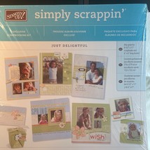 Stampin Up Just Delightful Simply Scrappin 12 x 12 Scrapbook Kit - $13.85