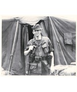 US Air Force Young Man 1967 VIETNAM WAR 8x10 photo - Named on back. - £16.79 GBP