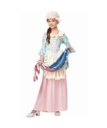 Girls Colonial Lady Costume Small 6-8 Betsy Ross American Revolutionary ... - $487.66 MXN