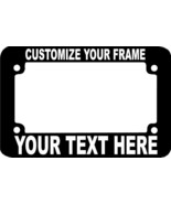 MOTORCYCLE CUSTOM TEXT SCOOTER BIKE CUSTOM TEXT PERSONALIZED License Pla... - £5.53 GBP