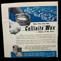 Collinite Chemical Car Wax Vintage Print Ad 60s Car Auto Utica NY - £9.18 GBP