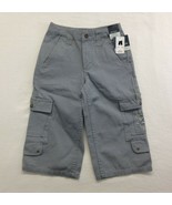 Nevada New Size 8 Boys Light Gray 100% Cotton Skater Board Shorts  - $13.85